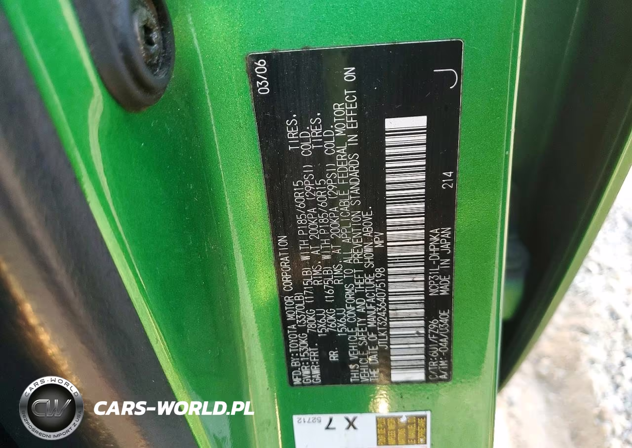 2006 Scion Xb Base VIN:JTLKT324364075198 - 12