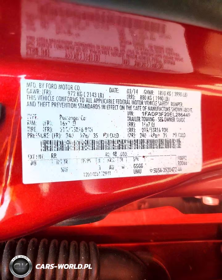 2014 Ford Focus Se VIN:1FADP3F20EL286449 - 12