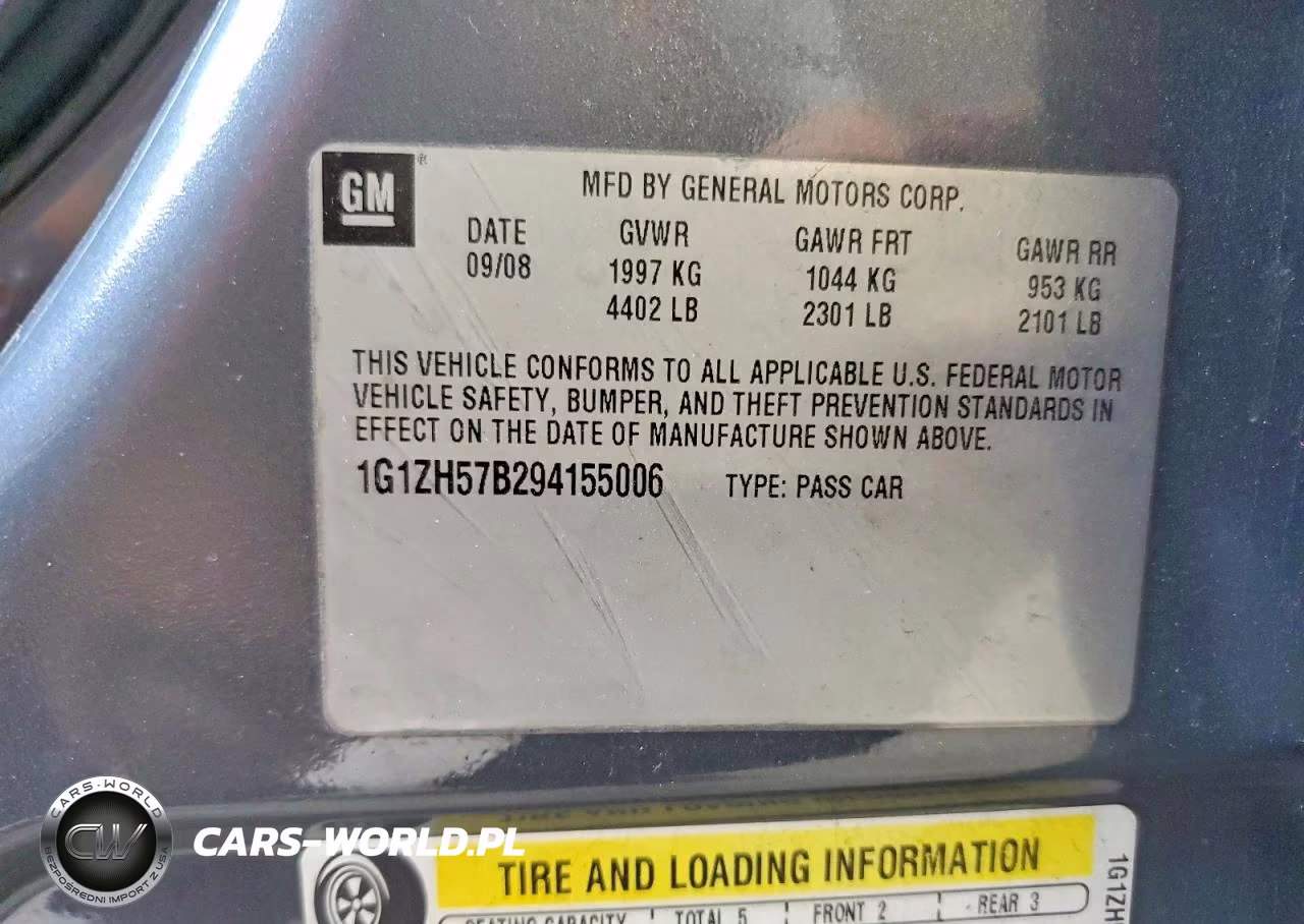 2009 Chevrolet Malibu 1Lt VIN:1G1ZH57B294155006 - 12