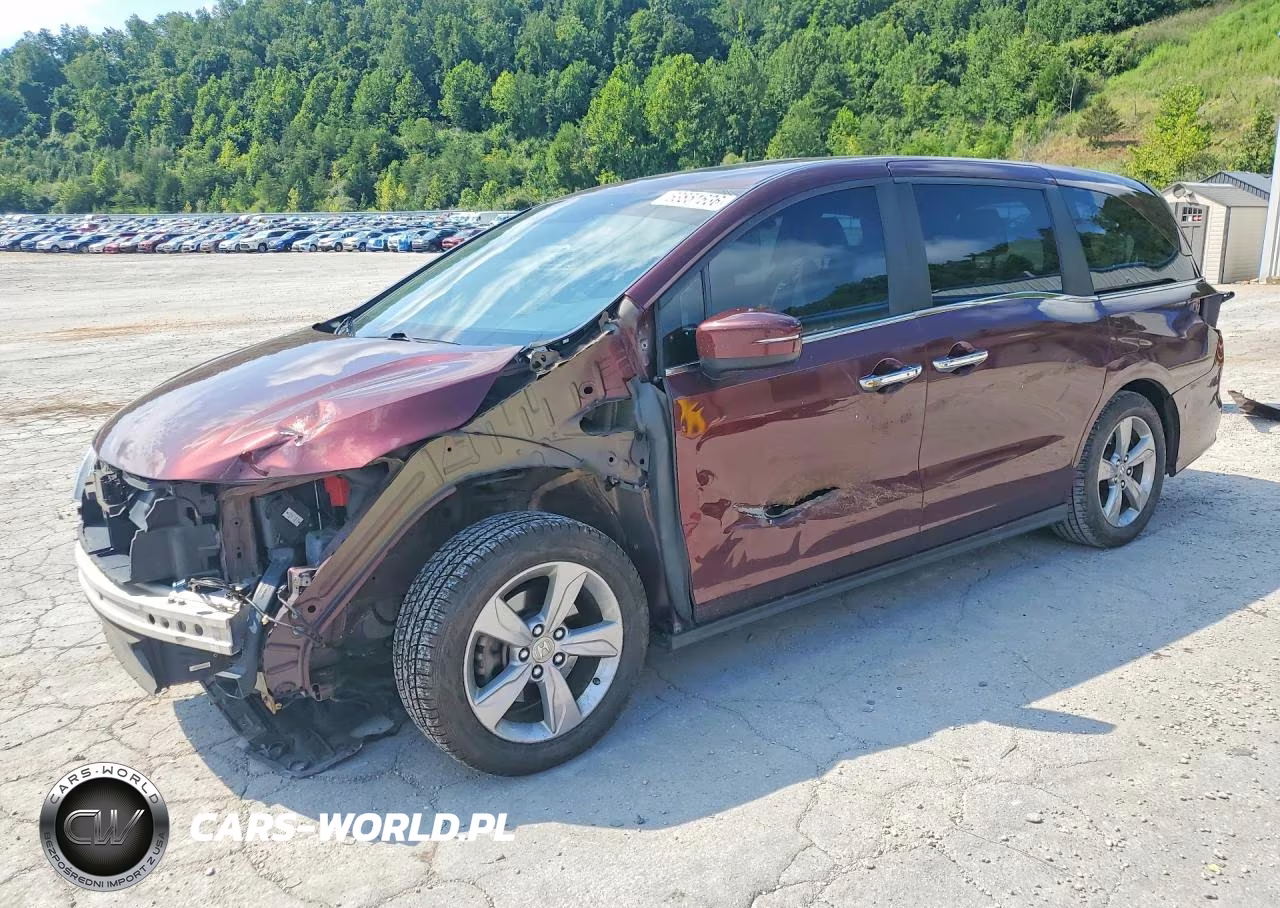 2018 Honda Odyssey Exl VIN:5FNRL6H72JB097255 - 1