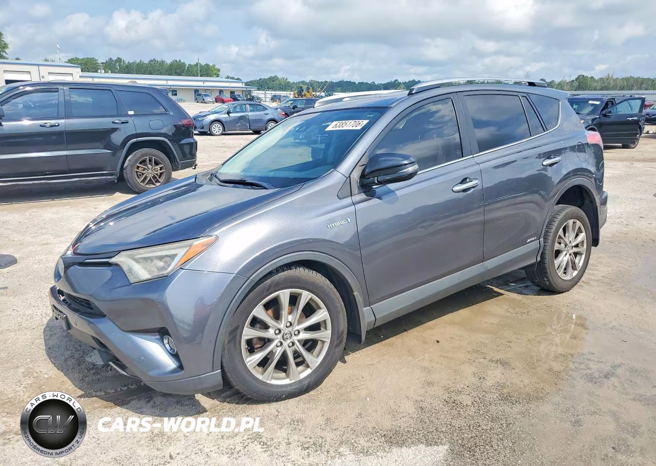 2018 Toyota Rav4 Hv Limited VIN:JTMDJREV1JD190313 - 1