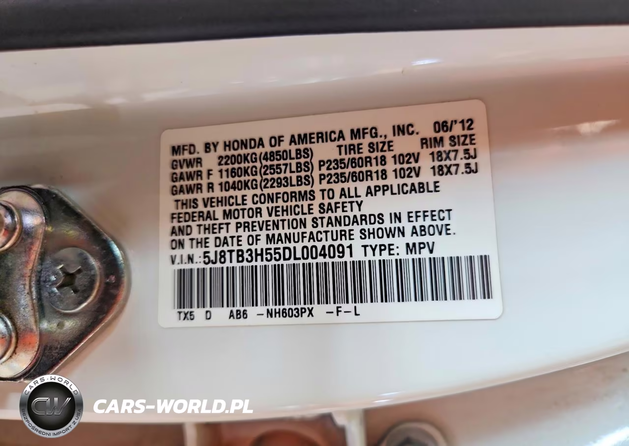 2013 Acura Rdx Technology VIN:5J8TB3H55DL004091 - 13
