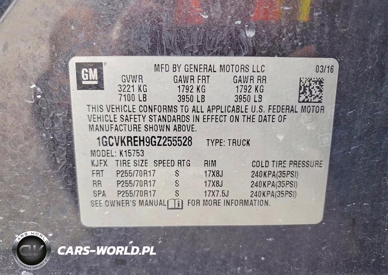 2016 Chevrolet Silverado K1500 Lt VIN:1GCVKREH9GZ255528 - 12