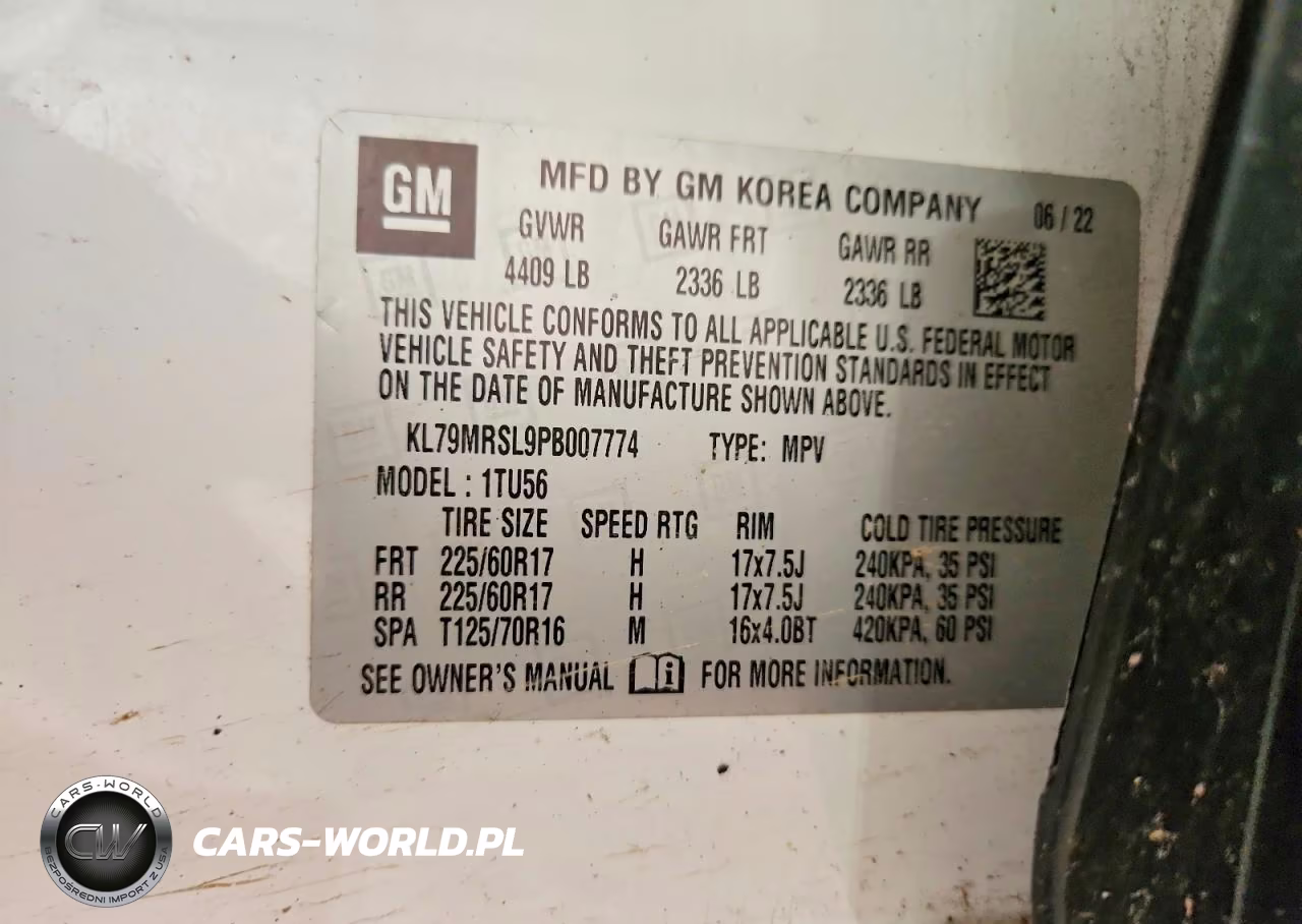 2023 Chevrolet Trailblazer Lt VIN:KL79MRSL9PB007774 - 13