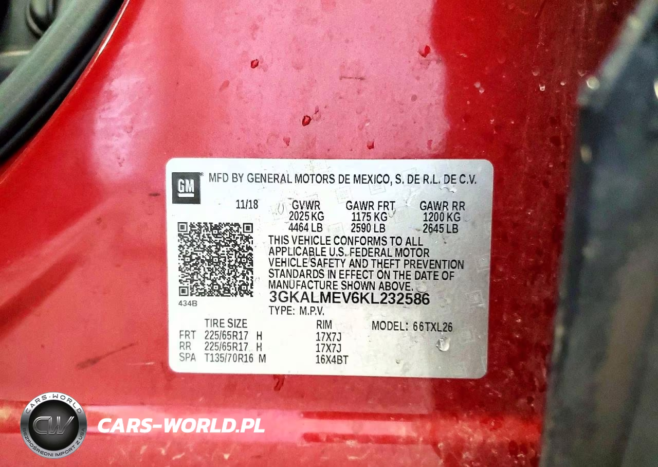 2019 GMC Terrain Sle VIN:3GKALMEV6KL232586 - 12