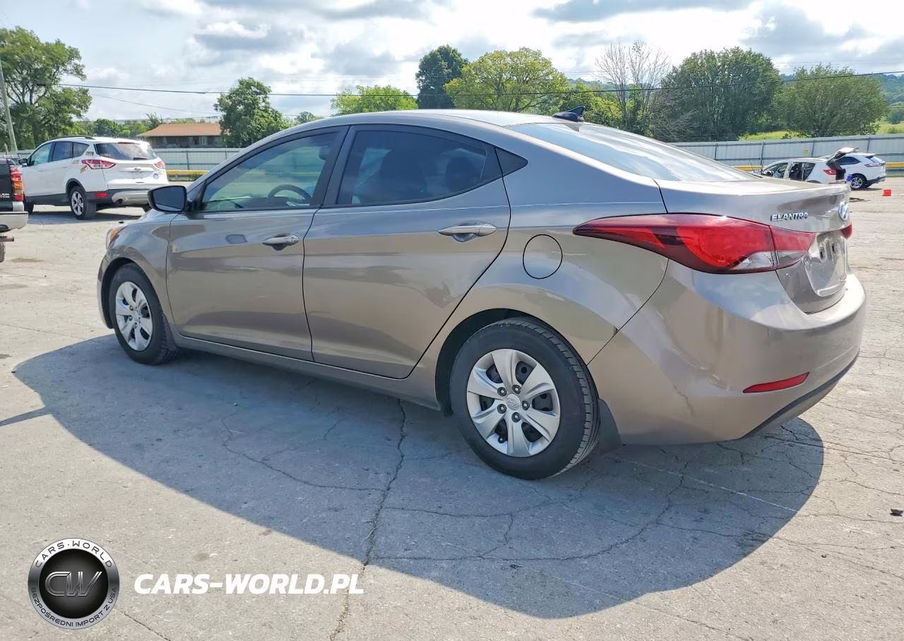 2016 Hyundai Elantra Se VIN:5NPDH4AE7GH721327 - 2