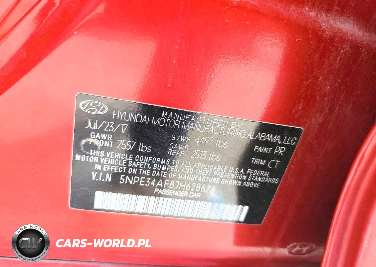 2018 Hyundai Sonata Sport VIN:5NPE34AF8JH628674 - 12