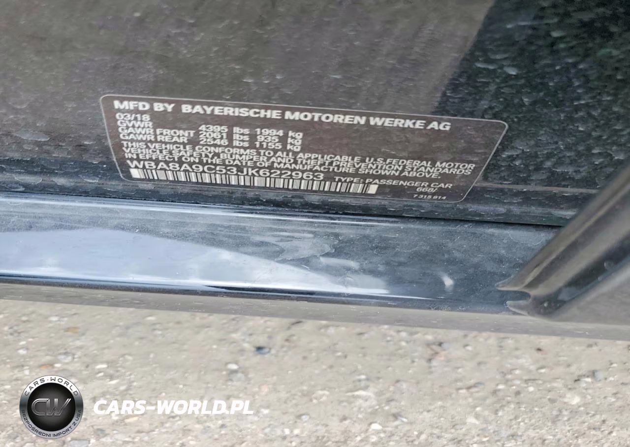 2018 BMW 320 I VIN:WBA8A9C53JK622963 - 12