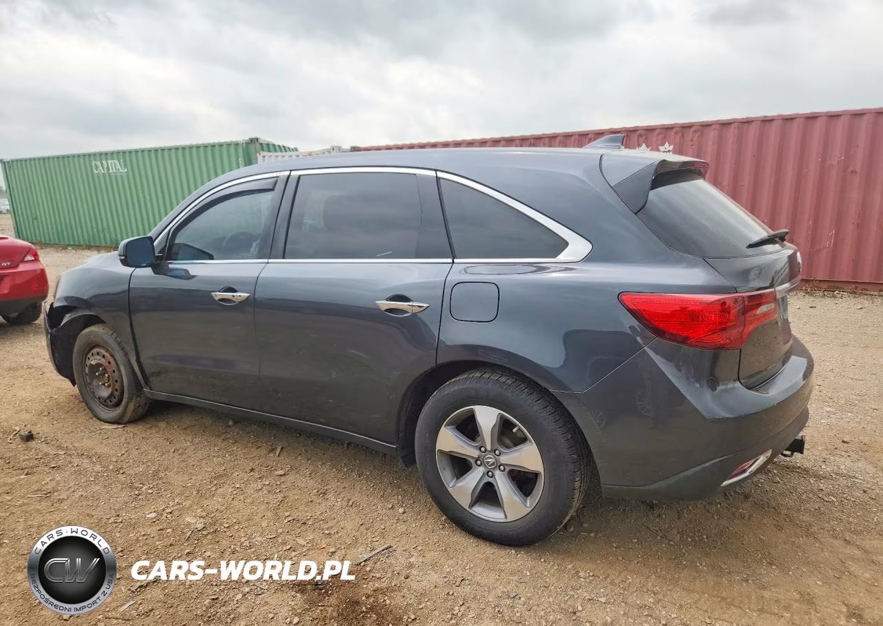 2015 Acura Mdx VIN:5FRYD4H25FB020161 - 2