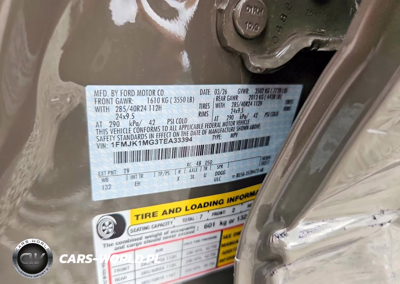2026 Ford Expedition Max Platinum VIN:1FMJK1MG3TEA33394 - 14