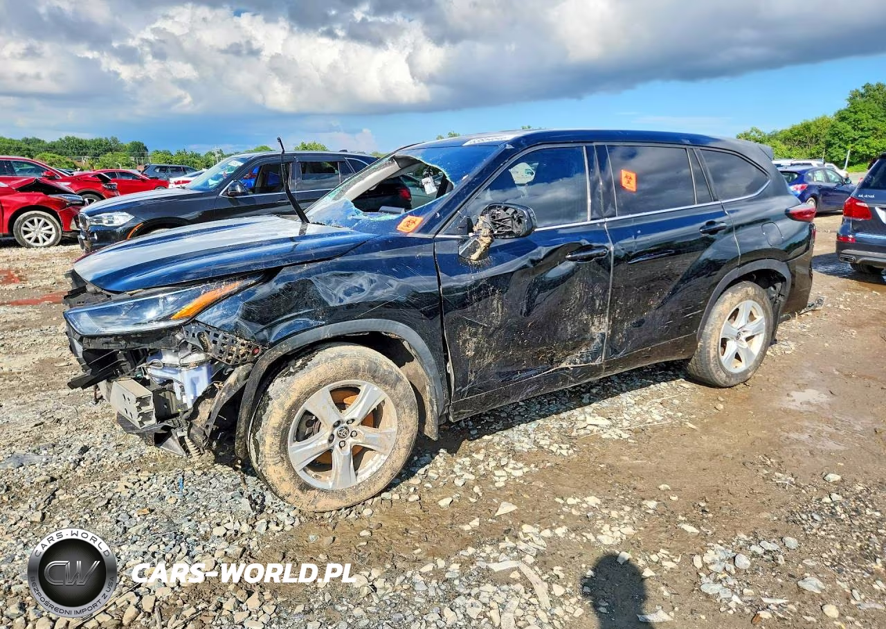2021 Toyota Highlander L VIN:5TDCZRBH8MS135420 - 1