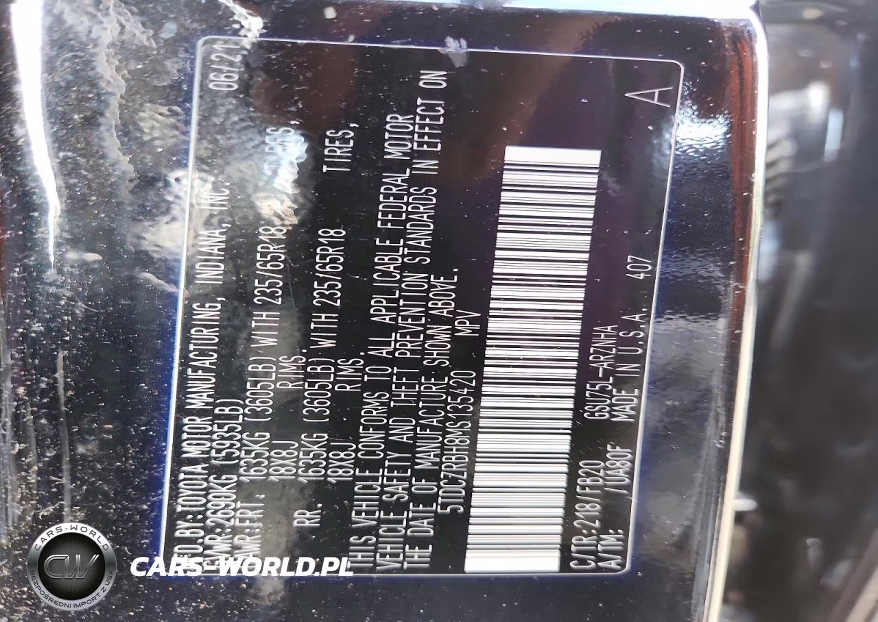 2021 Toyota Highlander L VIN:5TDCZRBH8MS135420 - 13