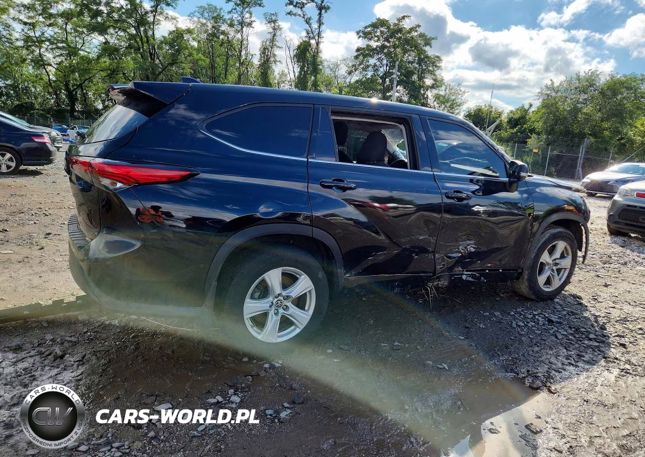 2021 Toyota Highlander L VIN:5TDCZRBH8MS135420 - 3