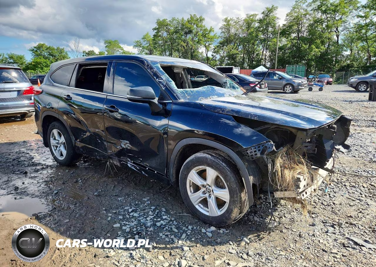 2021 Toyota Highlander L VIN:5TDCZRBH8MS135420 - 4