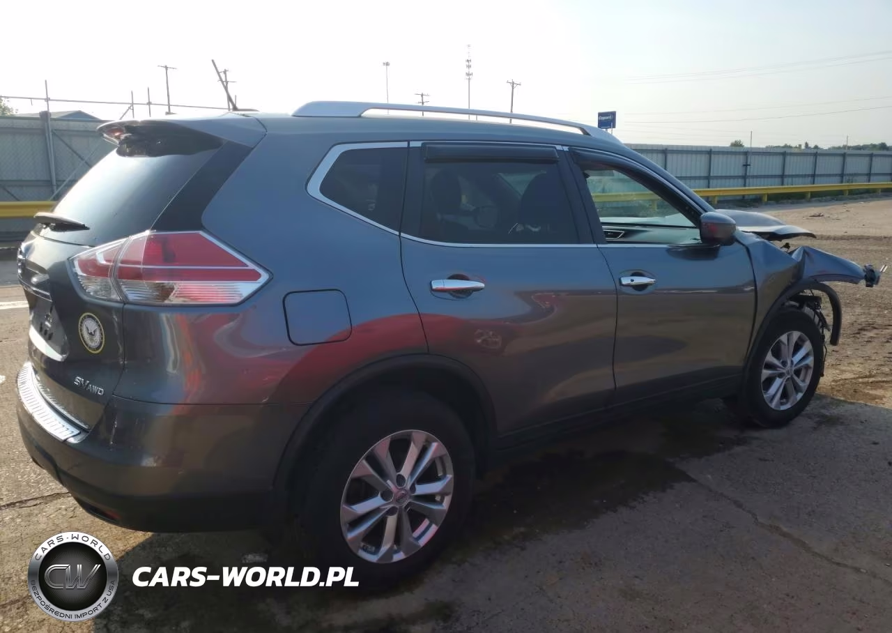 2016 Nissan Rogue Sv VIN:KNMAT2MV2GP600887 - 3