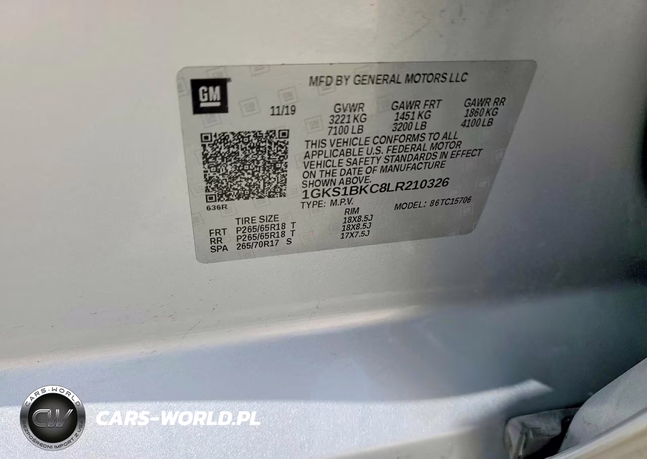 2020 GMC Yukon Slt VIN:1GKS1BKC8LR210326 - 13