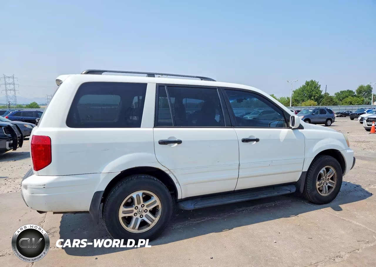 2003 Honda Pilot Exl VIN:2HKYF18573H528665 - 3