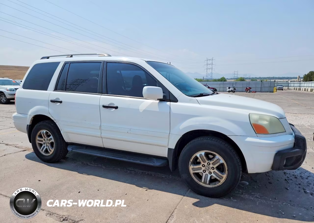 2003 Honda Pilot Exl VIN:2HKYF18573H528665 - 4