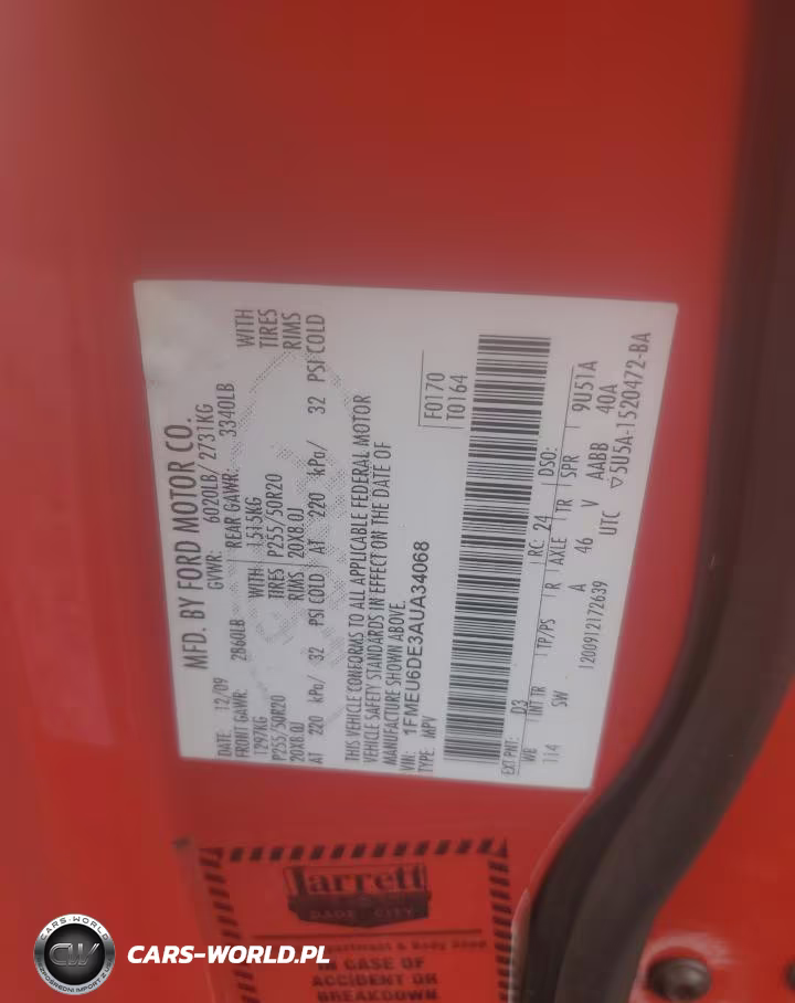 2010 Ford Explorer Xlt VIN:1FMEU6DE3AUA34068 - 12