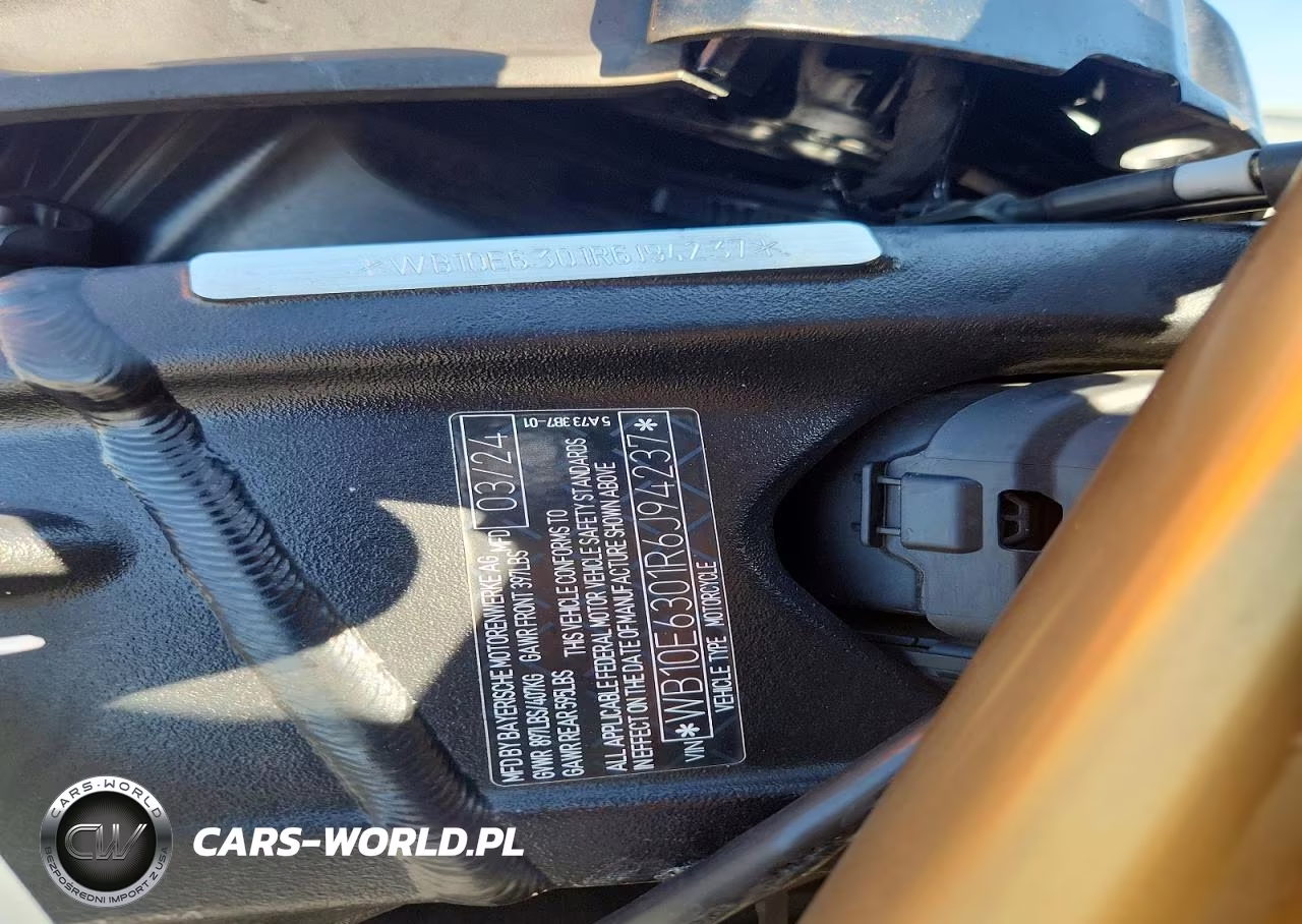 2024 BMW S 1000 Rr VIN:WB10E6301R6J94237 - 10