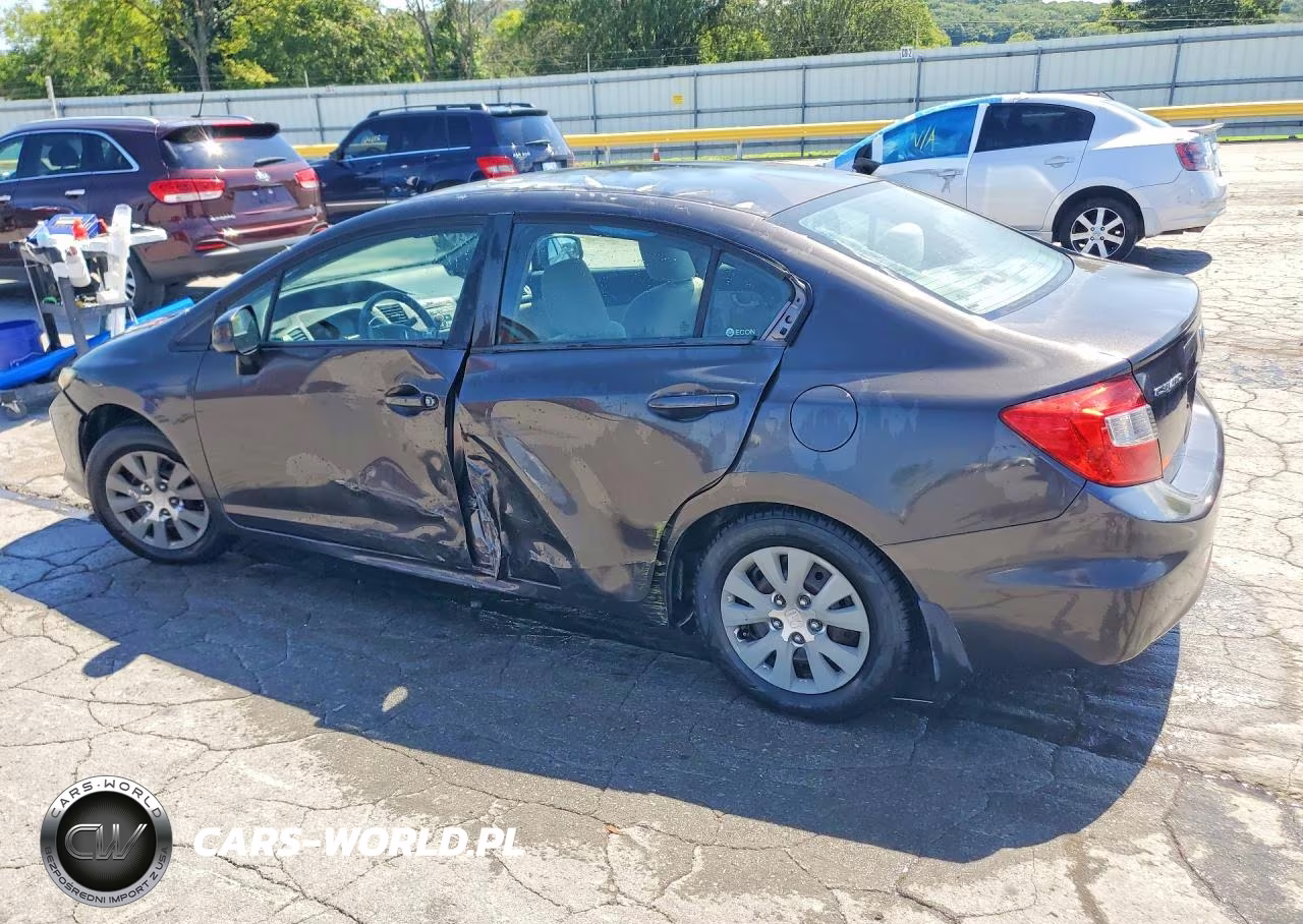 2012 Honda Civic Lx VIN:2HGFB2F54CH601108 - 2
