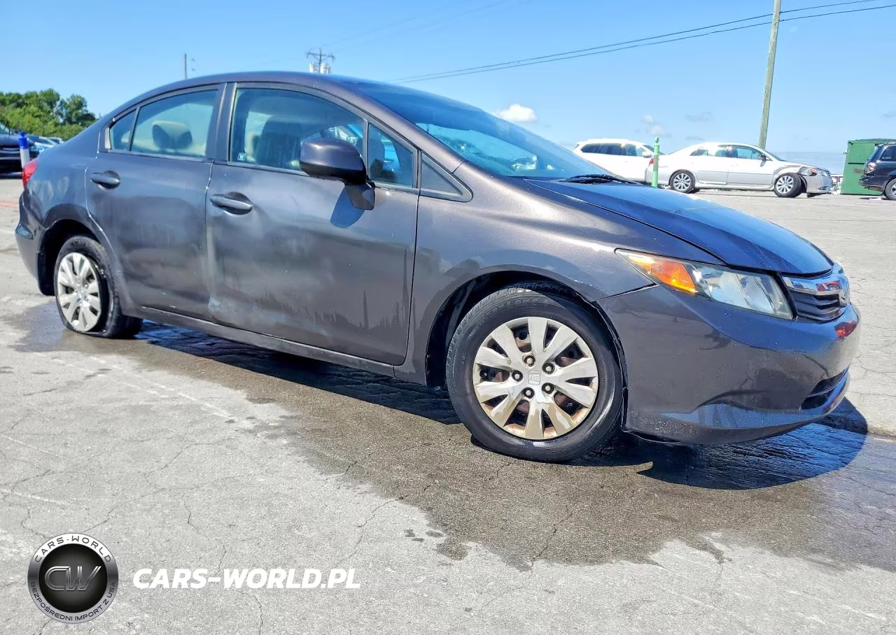 2012 Honda Civic Lx VIN:2HGFB2F54CH601108 - 4