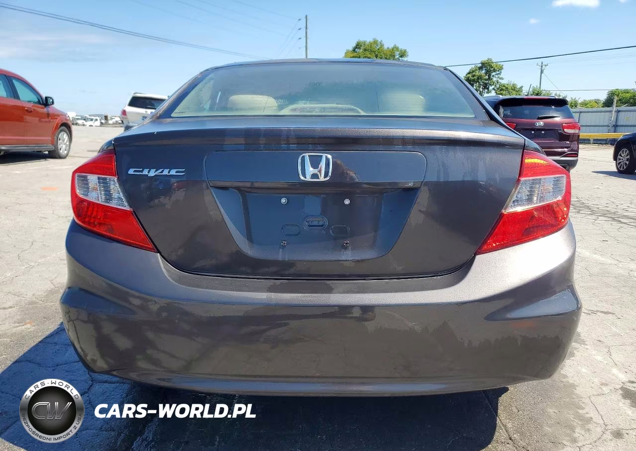 2012 Honda Civic Lx VIN:2HGFB2F54CH601108 - 6