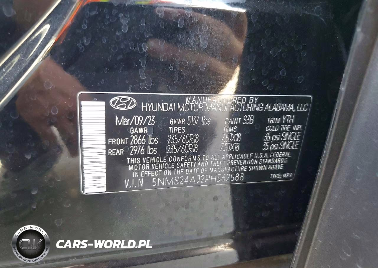 2023 Hyundai Santa Fe Sel VIN:5NMS24AJ2PH562588 - 13
