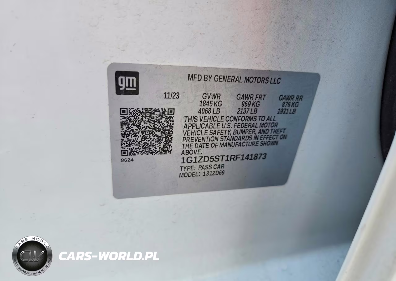 2024 Chevrolet Malibu Lt VIN:1G1ZD5ST1RF141873 - 13