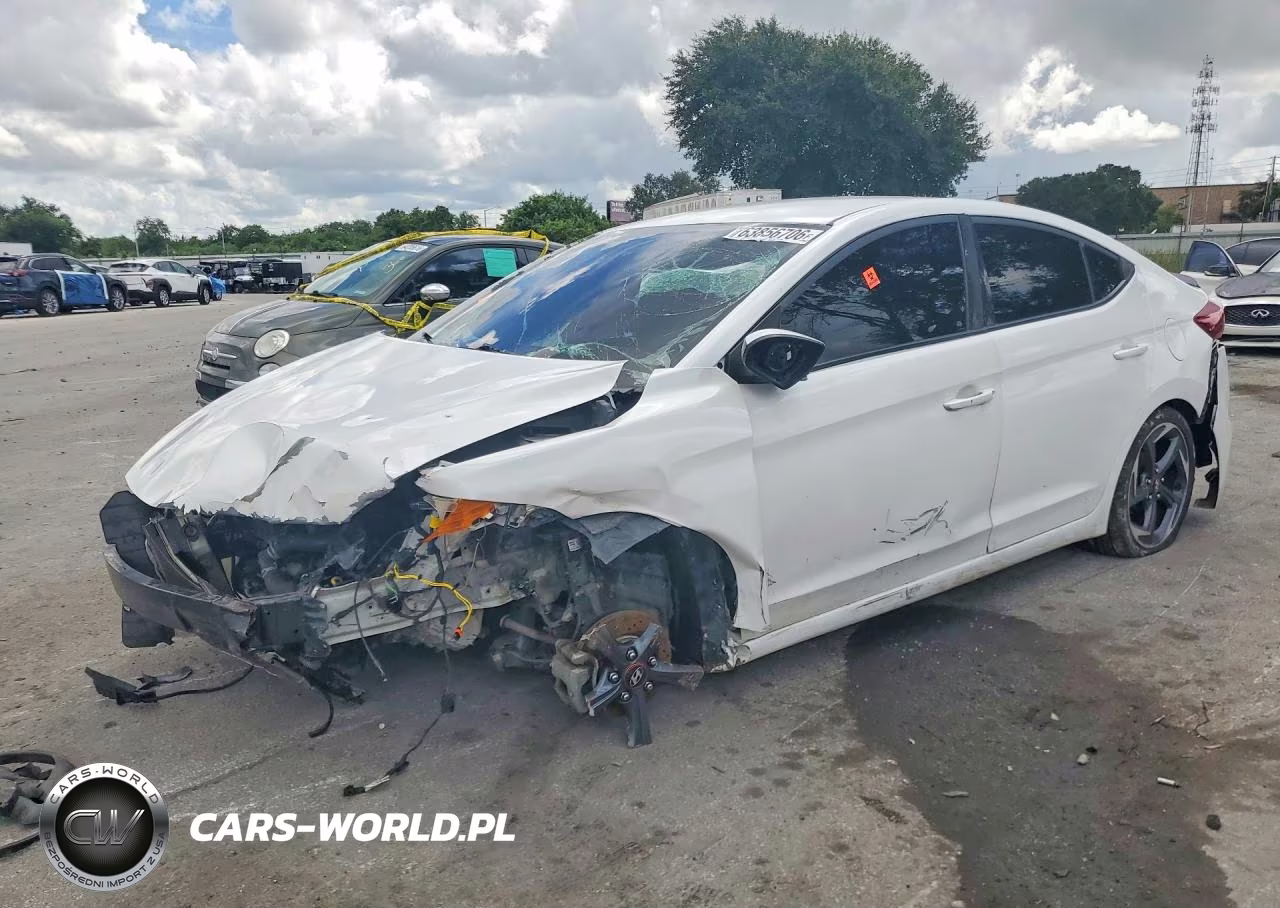 2017 Hyundai Elantra Se VIN:5NPD74LF5HH051030 - 1