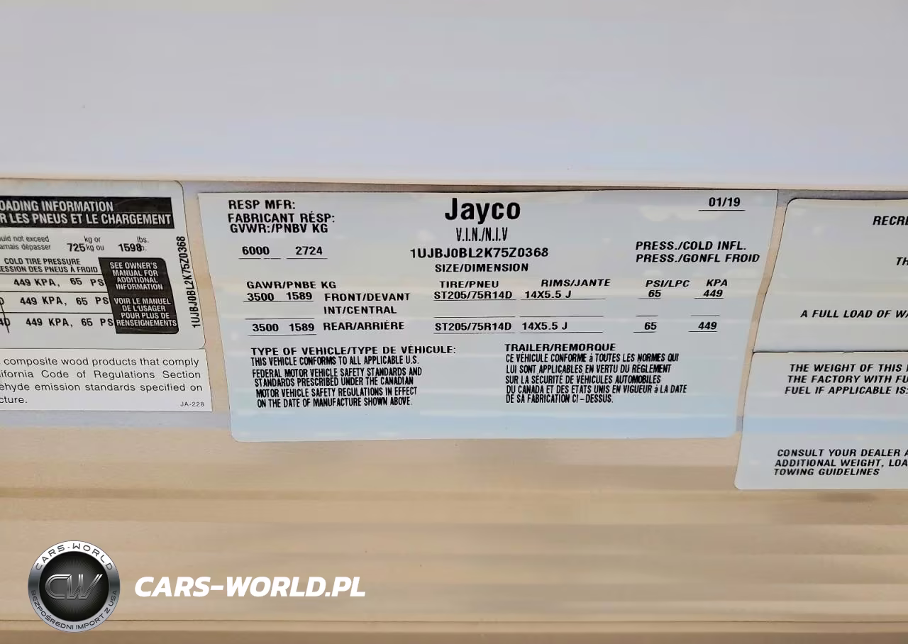 2007 Jayco Jay Flight Camper VIN:1UJBJ0BL2K75Z0368 - 10