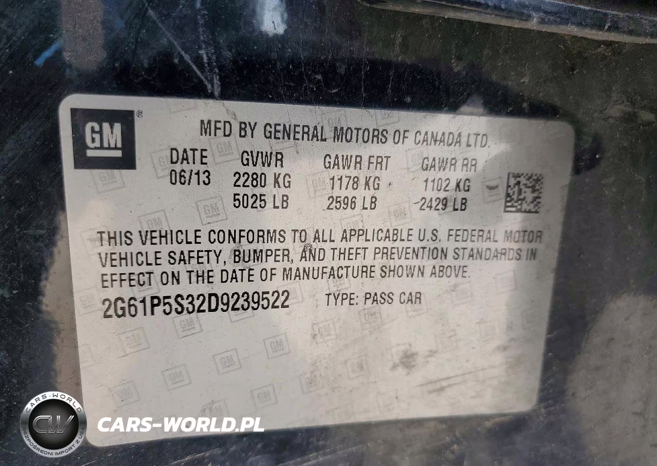 2013 Cadillac Xts Luxury Collection VIN:2G61P5S32D9239522 - 12