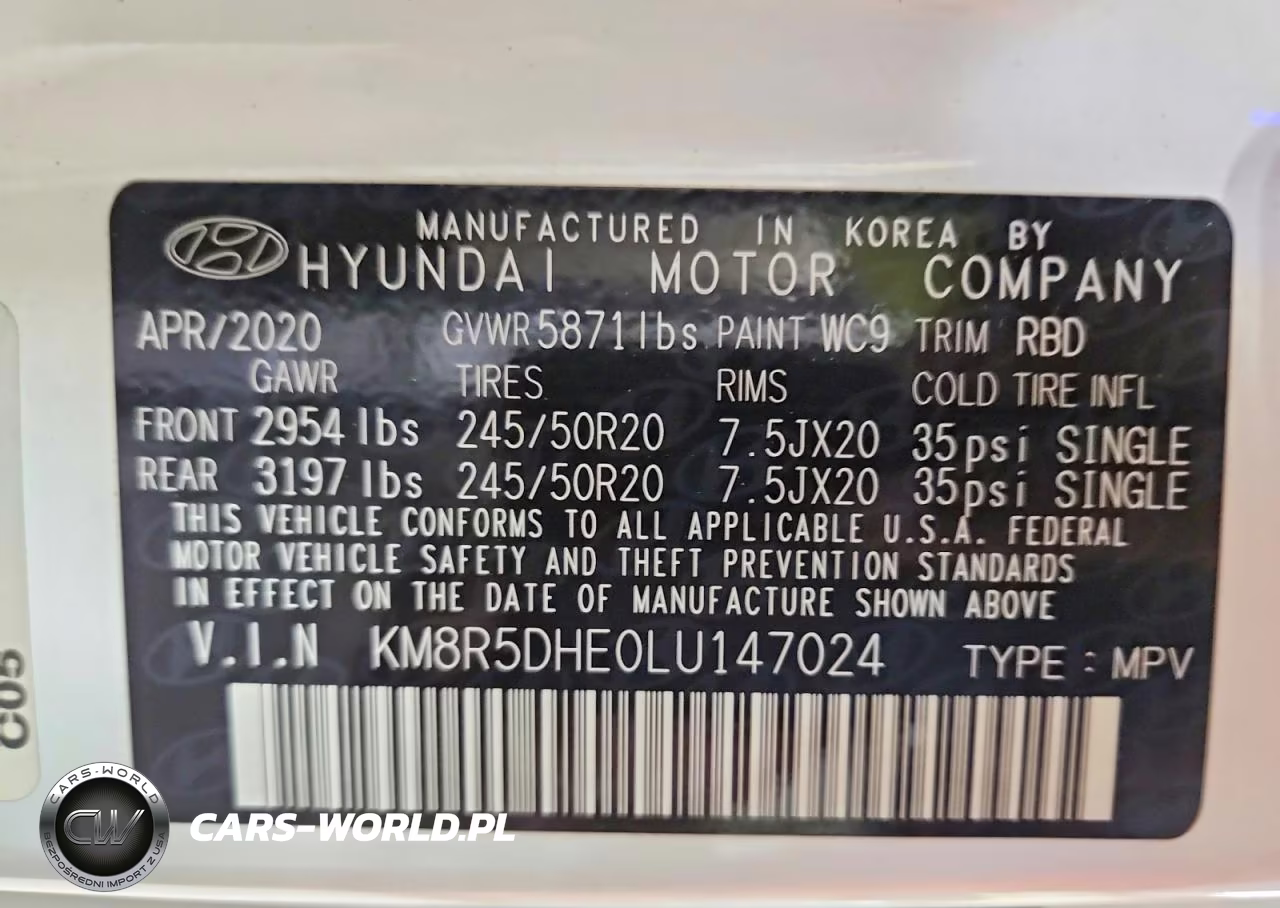 2020 Hyundai Palisade Limited VIN:KM8R5DHE0LU147024 - 13