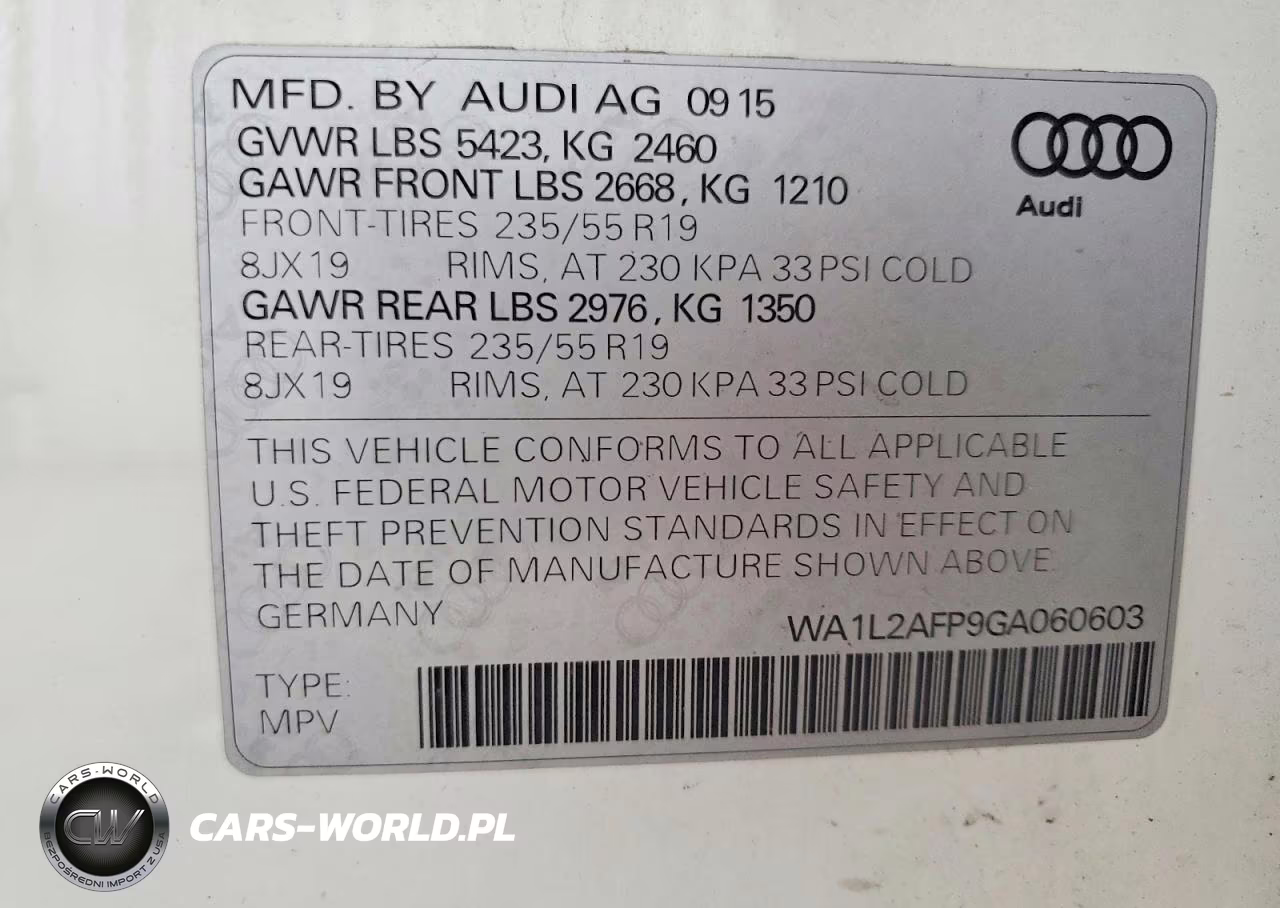 2016 Audi Q5 Premium Plus VIN:WA1L2AFP9GA060603 - 14