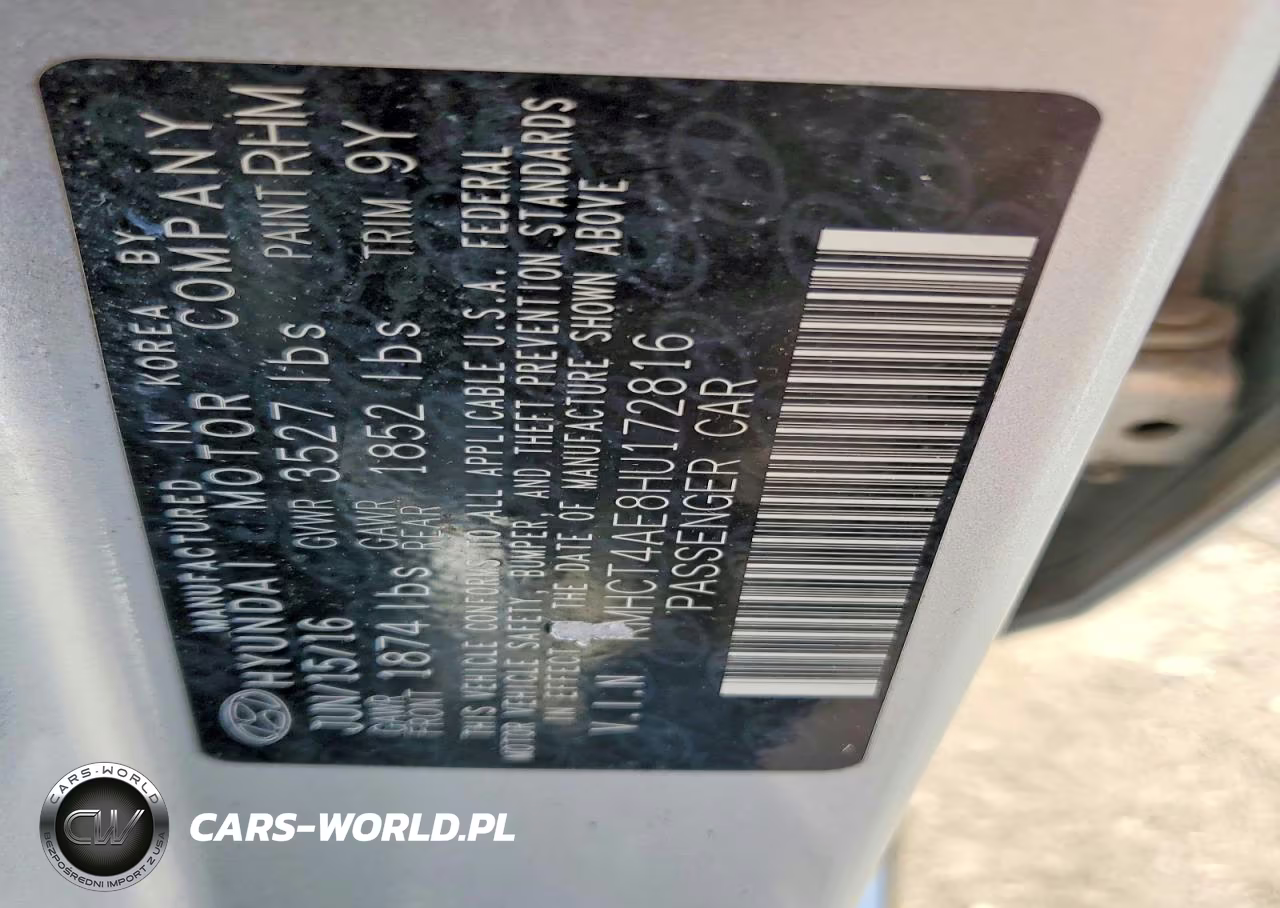 2017 Hyundai Accent Se VIN:KMHCT4AE8HU172816 - 12