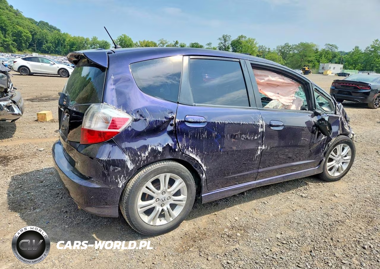 2009 Honda Fit Sport VIN:JHMGE88419S019050 - 3