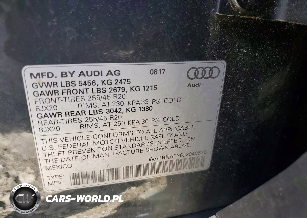 2018 Audi Q5 Premium Plus VIN:WA1BNAFY6J2040676 - 13