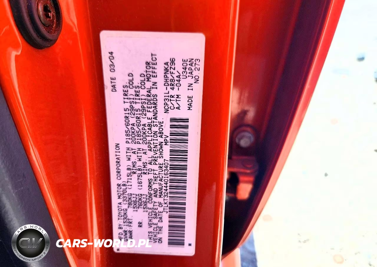2004 Scion Xb Base VIN:JTLKT324440163407 - 13