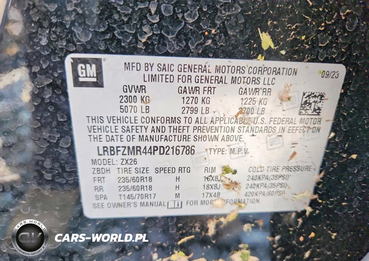2023 Buick Envision Preferred VIN:LRBFZMR44PD216786 - 13