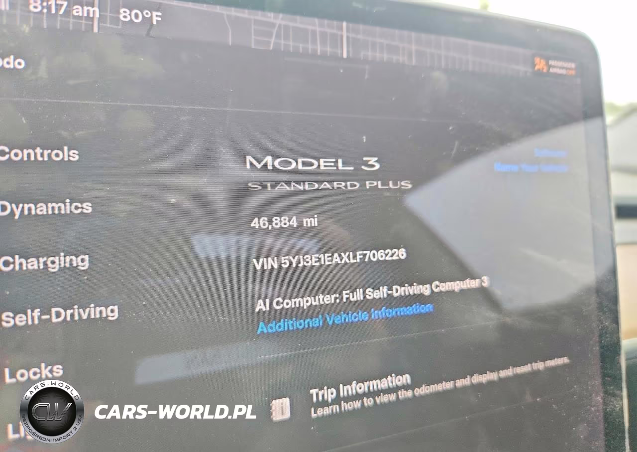 2020 Tesla Model 3 VIN:5YJ3E1EAXLF706226 - 9