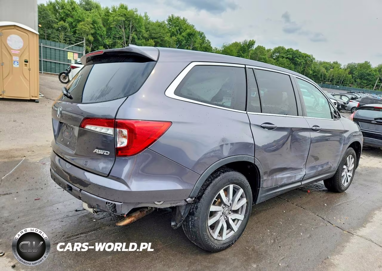 2019 Honda Pilot Exl VIN:5FNYF6H5XKB076592 - 3