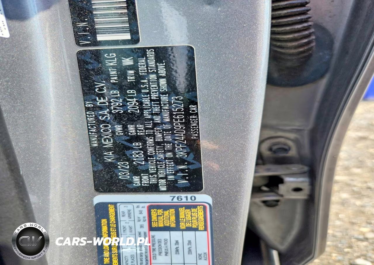 2023 Kia Forte Lxs VIN:3KPF24AD9PE615273 - 13