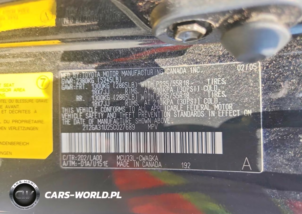 2005 Lexus Rx 330 VIN:2T2GA31U25C027689 - 12