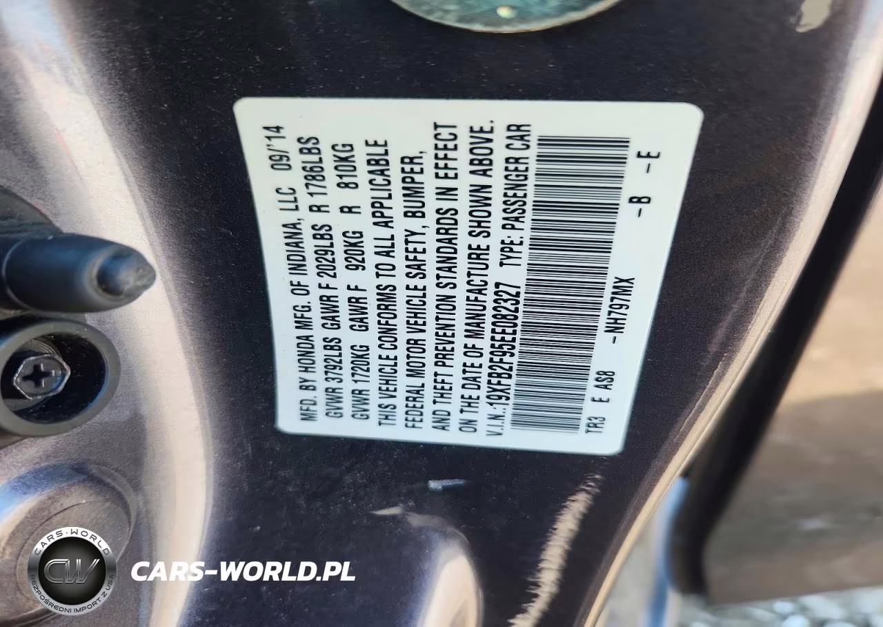 2014 Honda Civic Exl VIN:19XFB2F95EE082327 - 12
