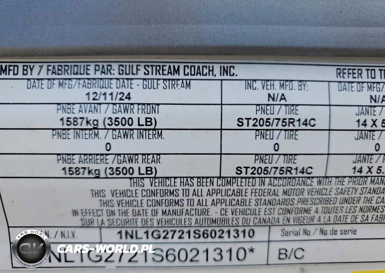 2025 Gulf Stream Ameri Lite Camper VIN:1NL1G2721S6021310 - 10