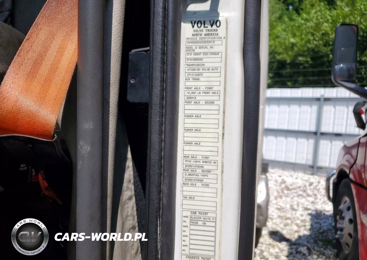 2012 Volvo Vnl Semi Truck VIN:4V4NC9EH0CN553419 - 13