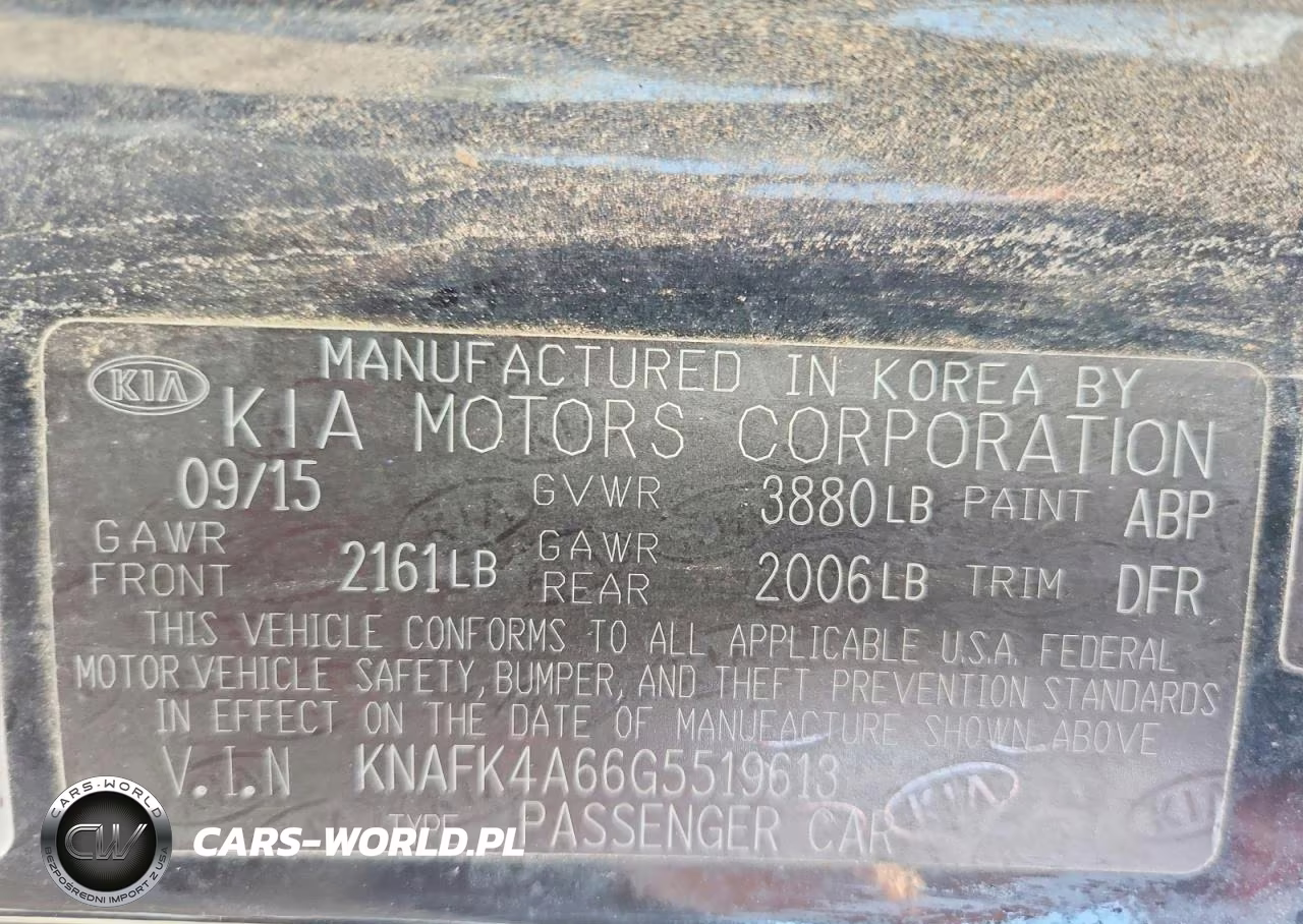 2016 Kia Forte Lx VIN:KNAFK4A66G5519613 - 13