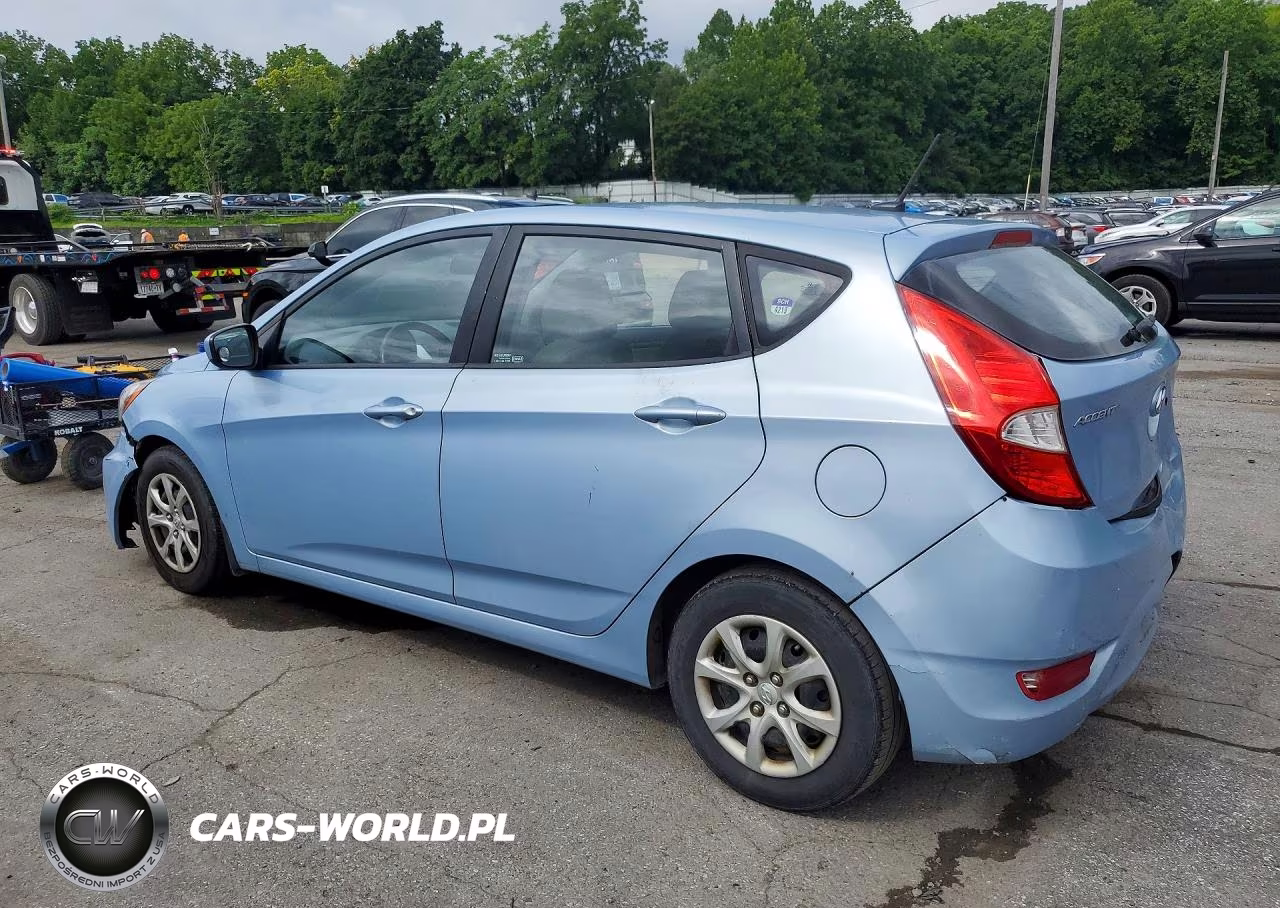 2012 Hyundai Accent Gs VIN:KMHCT5AE1CU036400 - 2