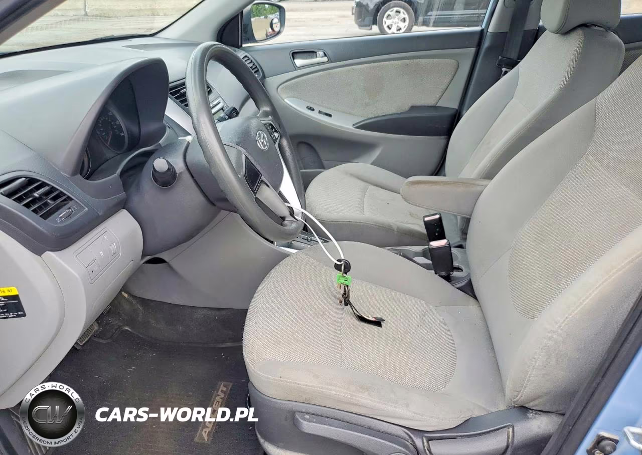 2012 Hyundai Accent Gs VIN:KMHCT5AE1CU036400 - 7