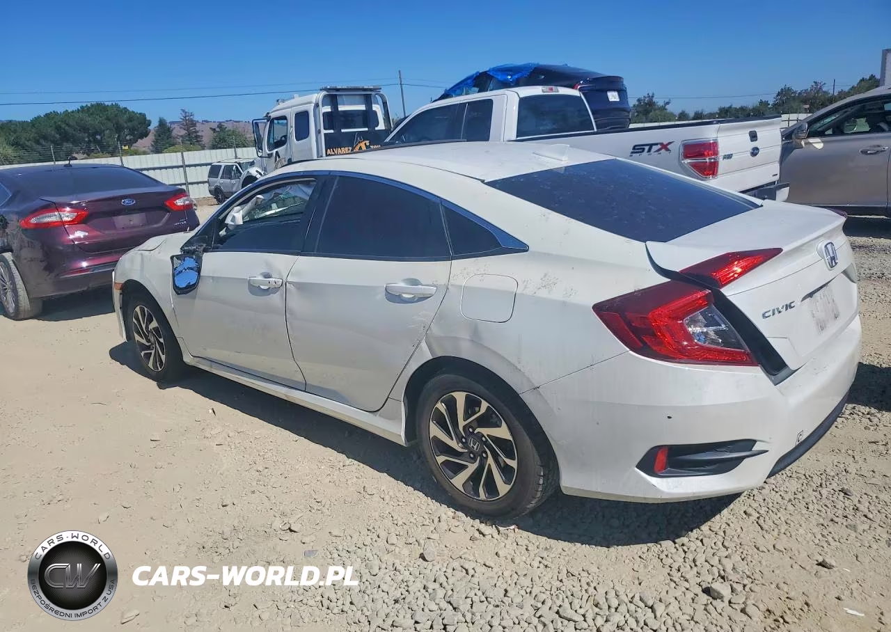 2018 Honda Civic Ex VIN:2HGFC2F70JH566160 - 2
